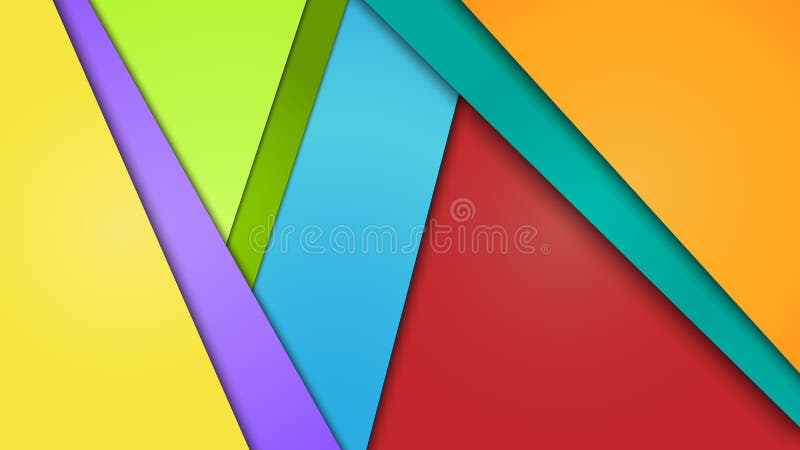 Illustration of modern material design. royalty free illustration