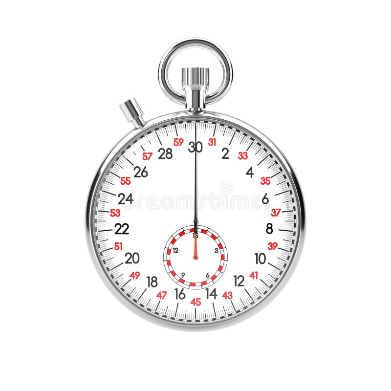 Illustration mécanique de chronomètre