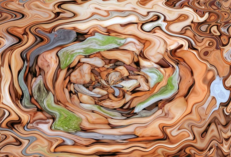 Illustration of oil paints brushstroke in gradient for background vector illustration.