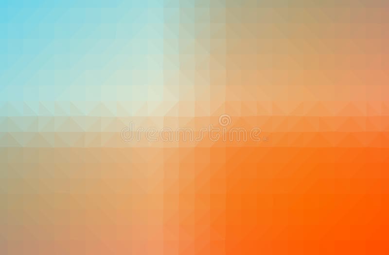 Illustration Of Orange Abstract Polygon Elegant Multicolor Background