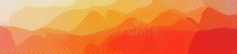 Illustration of orange Dots background, abstract banner.