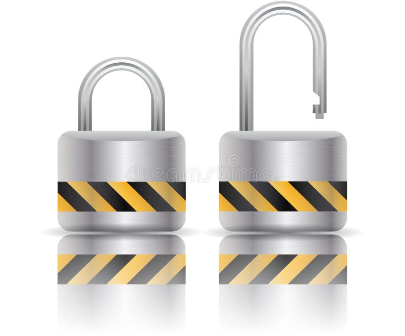 Illustration of padlock