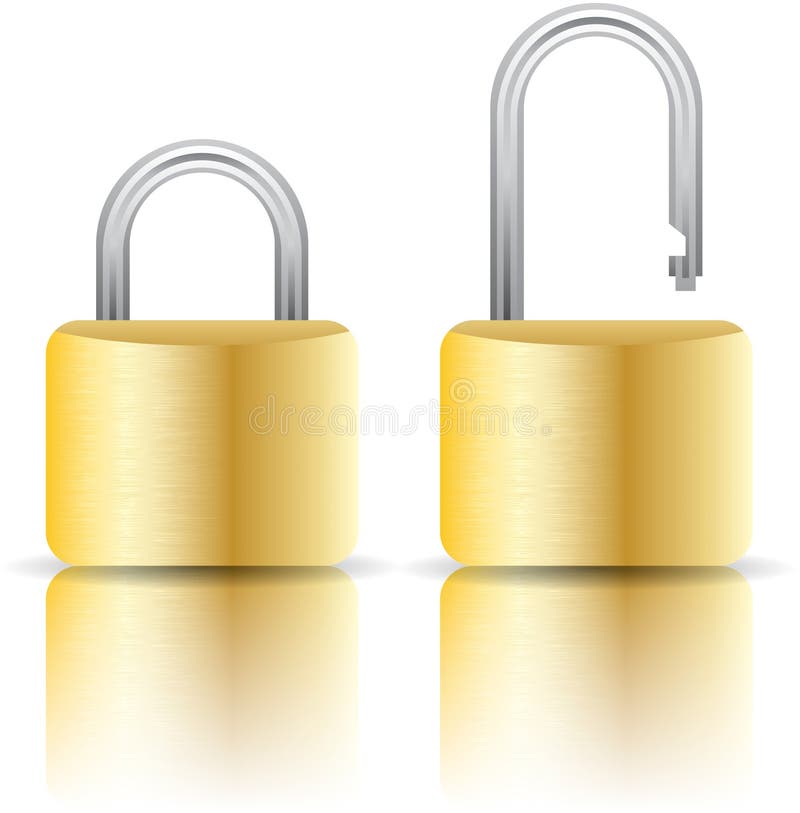 Illustration of padlock