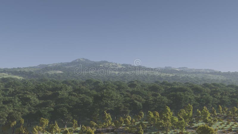 Illustration pastorale de paysage illustration de vecteur Illustration pastorale de paysage illustration de vecteur