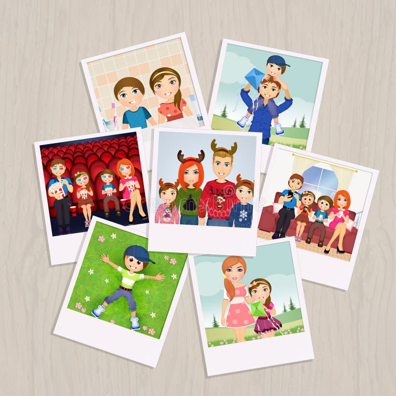 Photographs with family memories