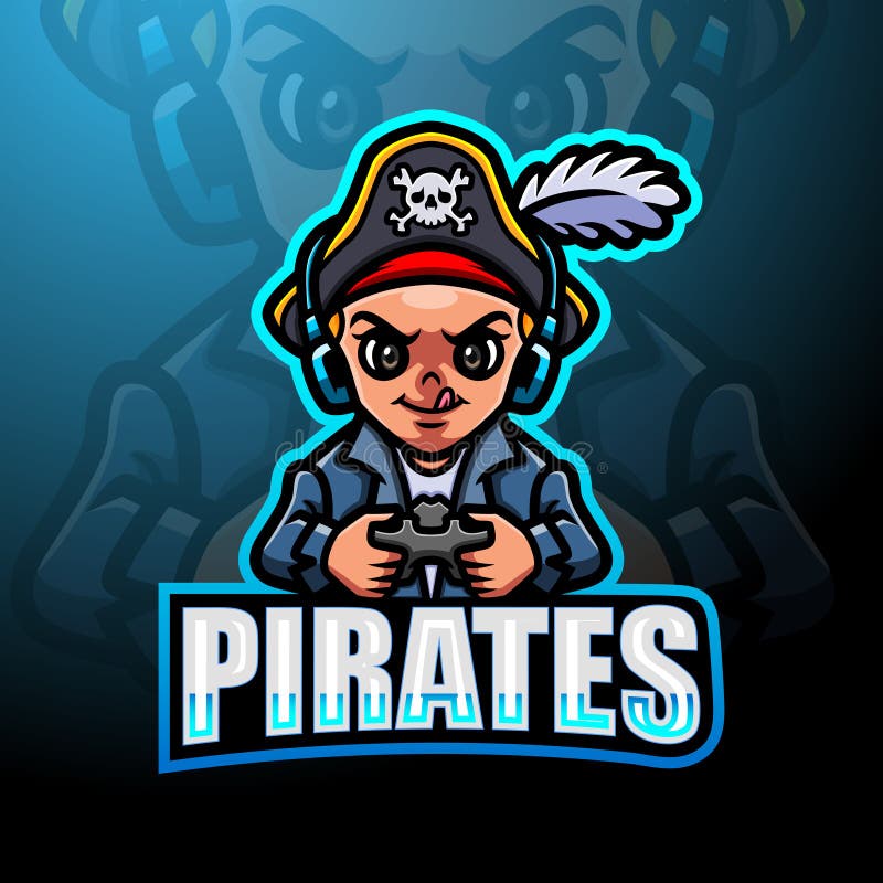 Premium Vector  Pirate vector logo template pirate sport gaming