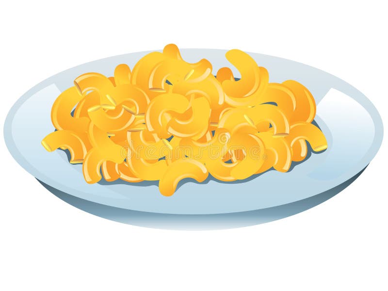 bowl of macaroni and cheese clipart