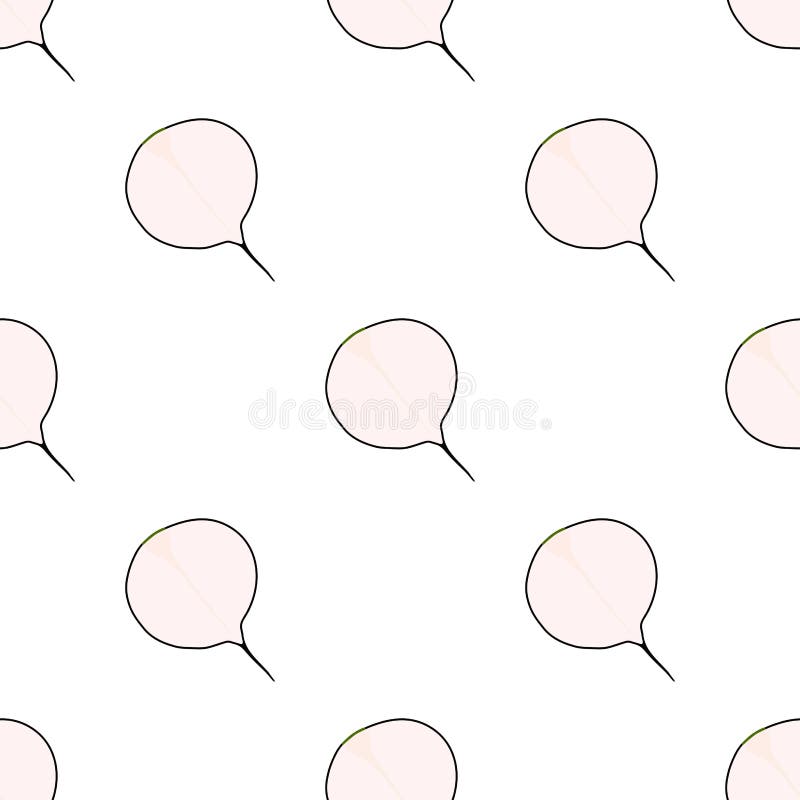 Illustration på temat ljusmönstret svart rädisa stock illustrationer