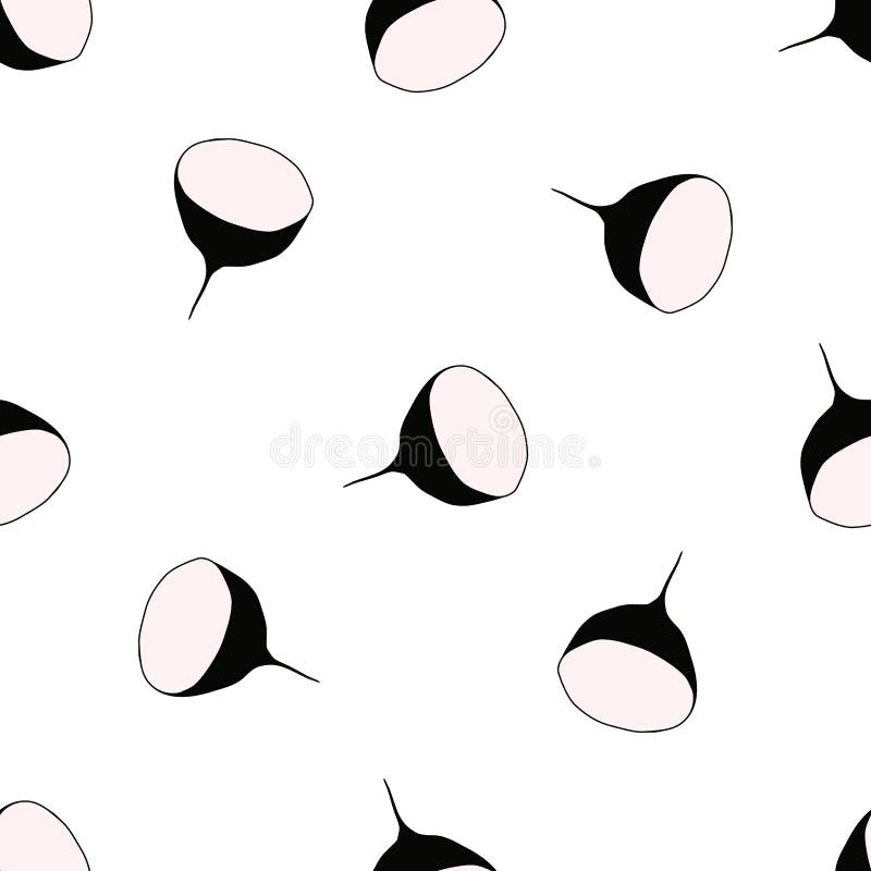 Illustration på temat ljusmönstret svart rädisa vektor illustrationer
