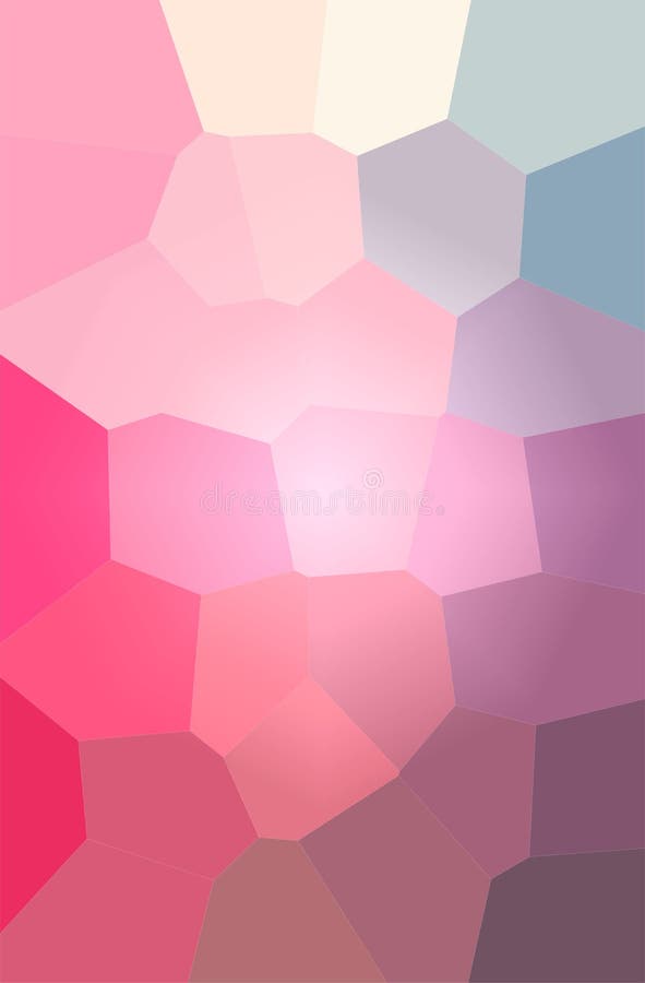 Illustration of red and blue giant hexagon vertical background. vector illustration