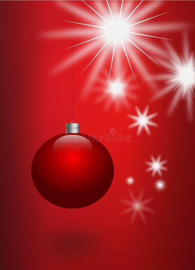 Illustration of red christmas ball stock illustration Illustration of red christmas ball stock illustration
