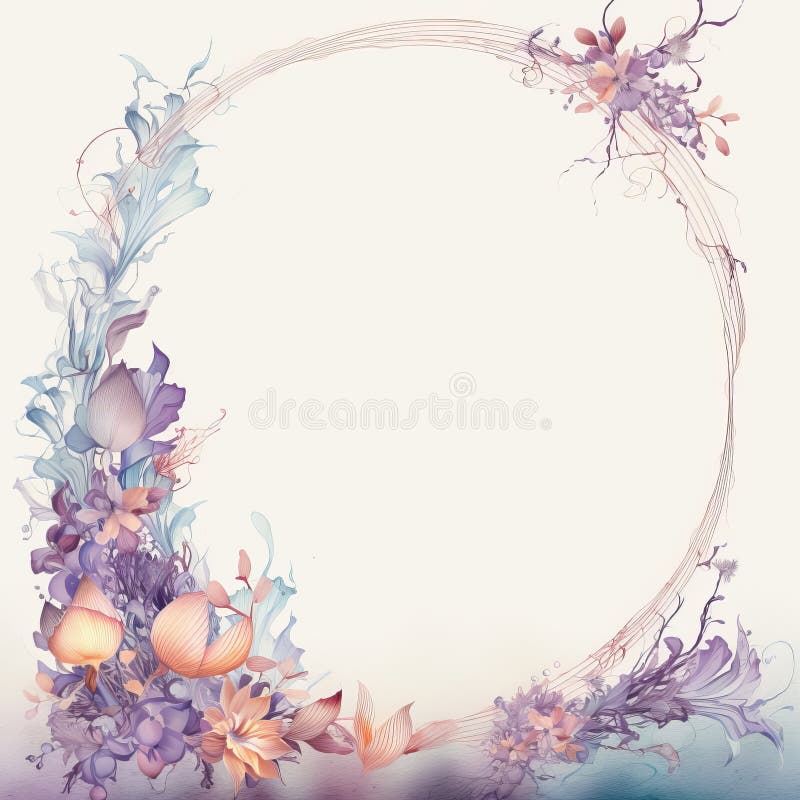 An Illustration of a Round Frame