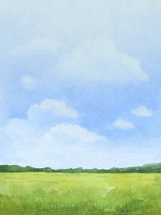 Illustration of rural landscape