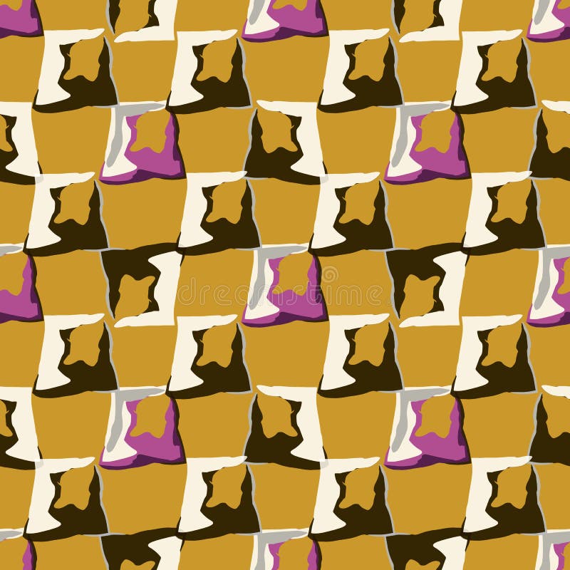 Illustration sans couture abstraite de modèle des rectangles illustration libre de droits Illustration sans couture abstraite de modèle des rectangles illustration libre de droits