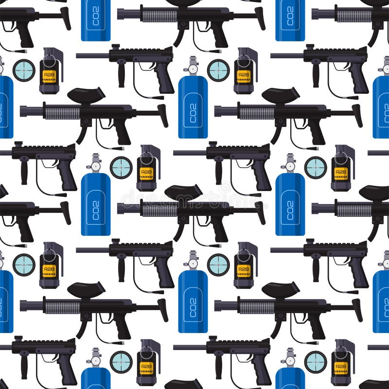 Illustration sans couture de vecteur de cible d'équipement de conception de fond de modèle de jeu de sport d'arme à feu de protec illustration stock Illustration sans couture de vecteur de cible d'équipement de conception de fond de modèle de jeu de sport d'arme à feu de protec illustration stock