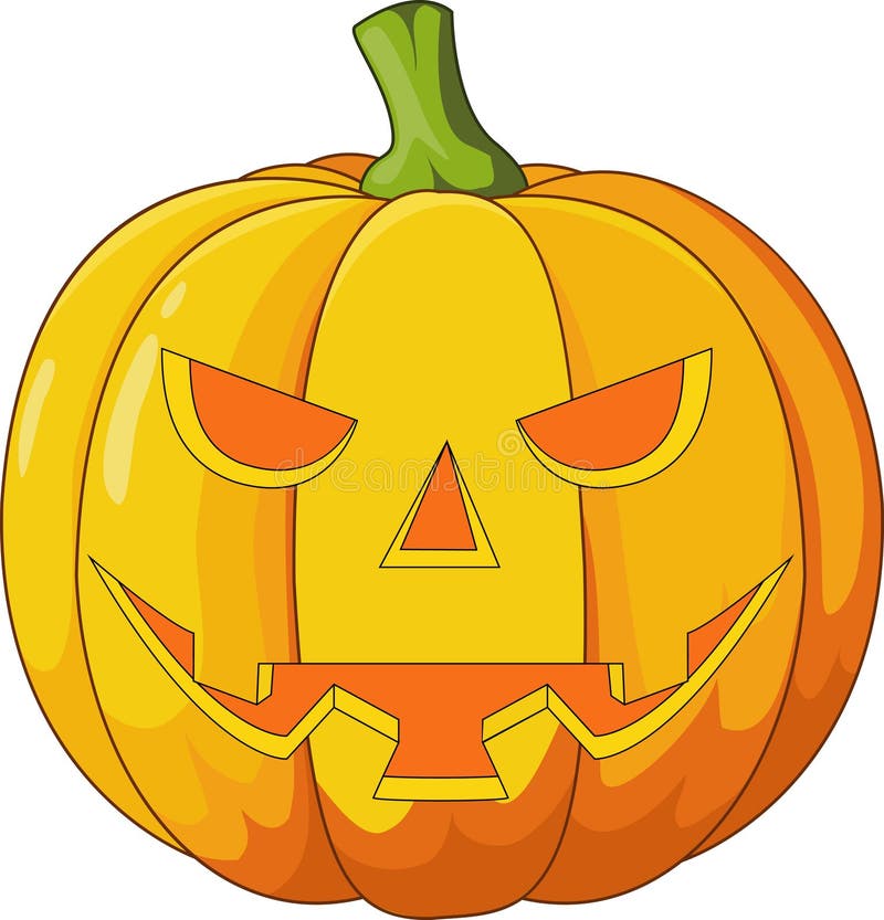 Scary Halloween Pumpkin Cartoon Stock Vector - Illustration of dark, happy: 128921765 Scary Halloween Pumpkin Cartoon Stock Vector - Illustration of dark, happy: 128921765