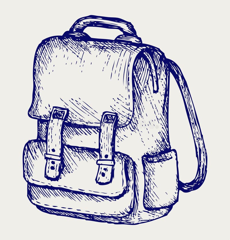 Handbag icon. Female leather bag doodle drawing - Stock Illustration  [97755384] - PIXTA