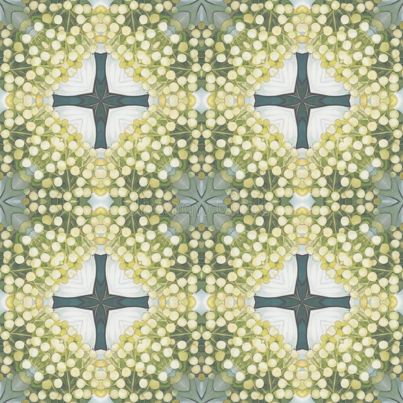 Seamless background pattern, Decorative floral ornament, Lilies of the valley vector illustration.