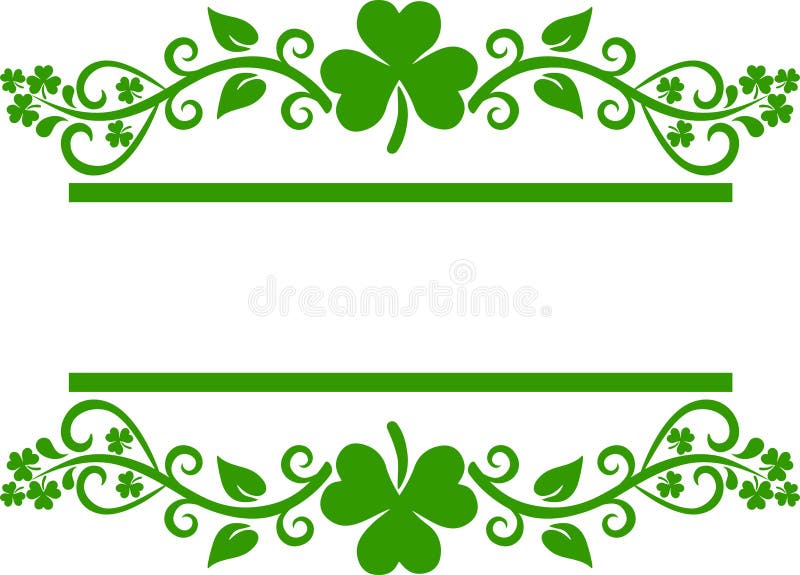 Shamrock Border Stock Illustrations &#8211; 8,423 Shamrock Border Stock ...