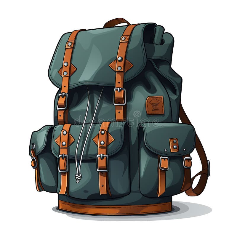 Plain Backpack Stock Illustrations – 245 Plain Backpack Stock  Illustrations, Vectors & Clipart - Dreamstime