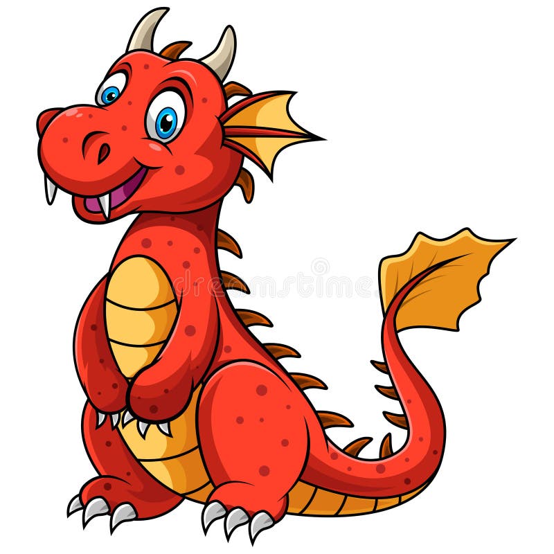 Cute Smiling Happy Dragon Cartoon Toy Stock Illustrations – 251 Cute ...