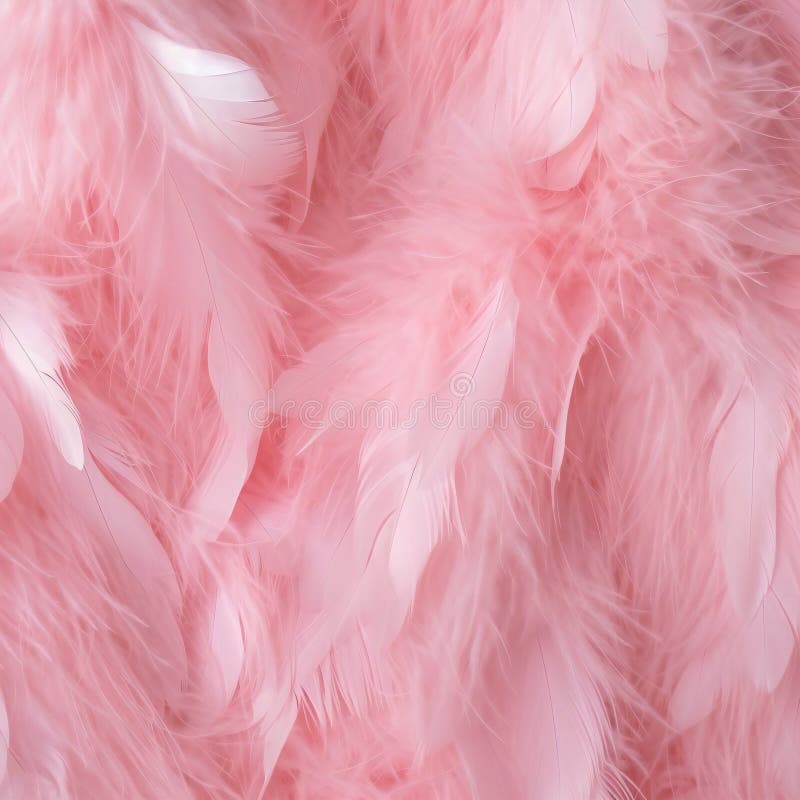 Soft Pink Feathers Texture Background Swan Feather, Abstract, Textures