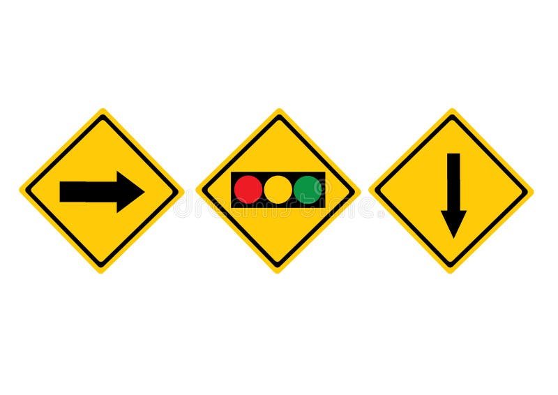 Illustration of solution ahed road sign icon with star colourful design stock illustration