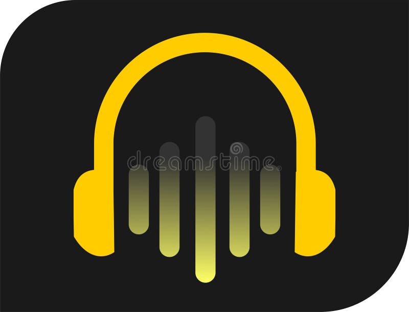 Illustration of solution music symbol with web button design royalty free illustration