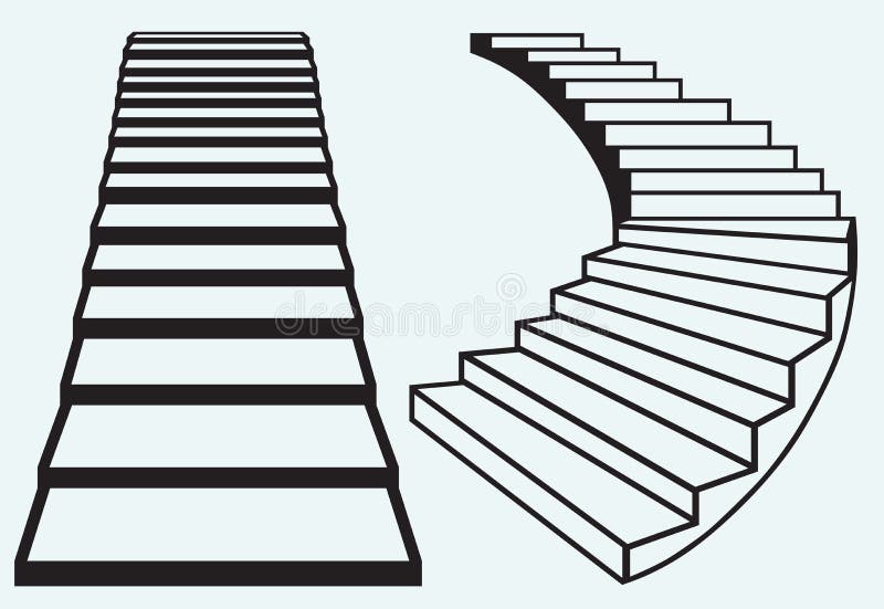 Illustration Staircase Stock Image Image 34580931