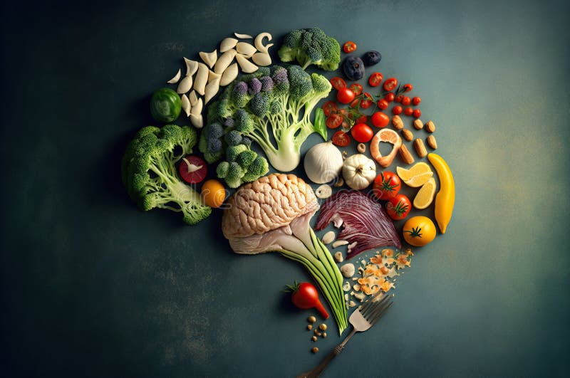 Illustration of Still Life Vegetables Stock