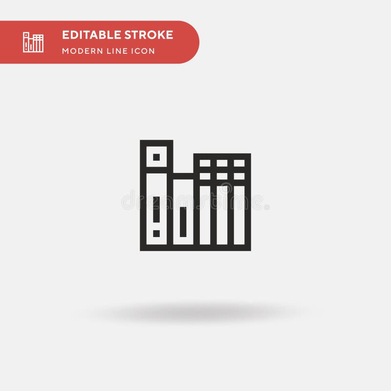 Book Simple vector icon. Illustration symbol design template for web mobile UI element. Perfect color modern pictogram stock illustration