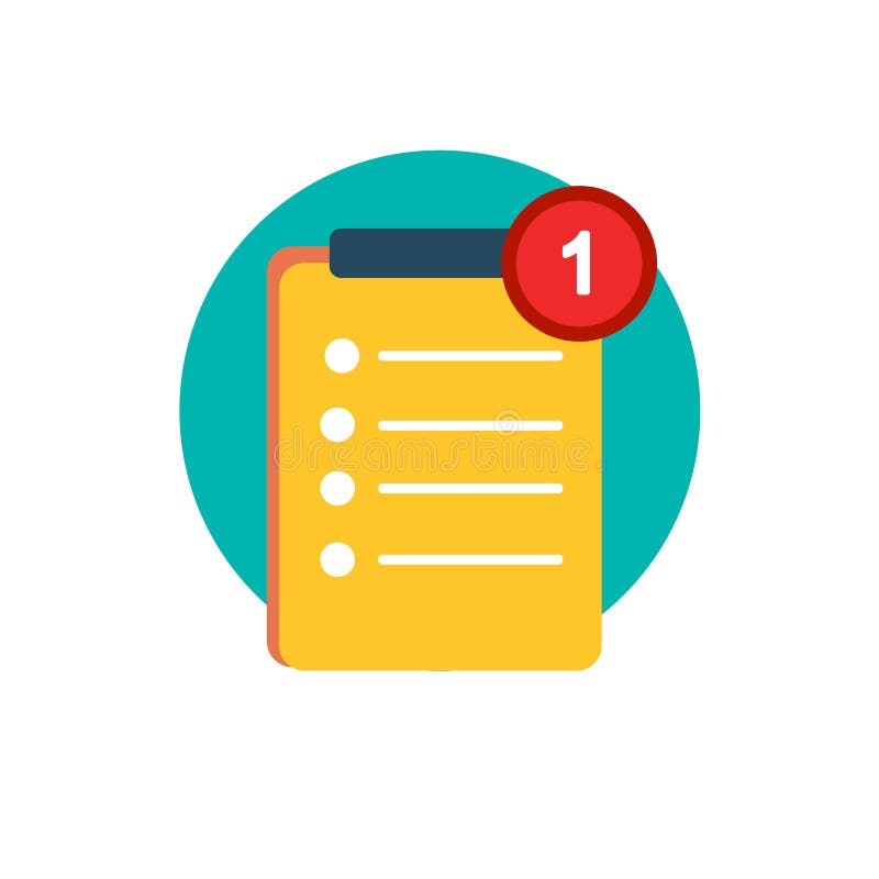Illustration of to-do list vector vector illustration