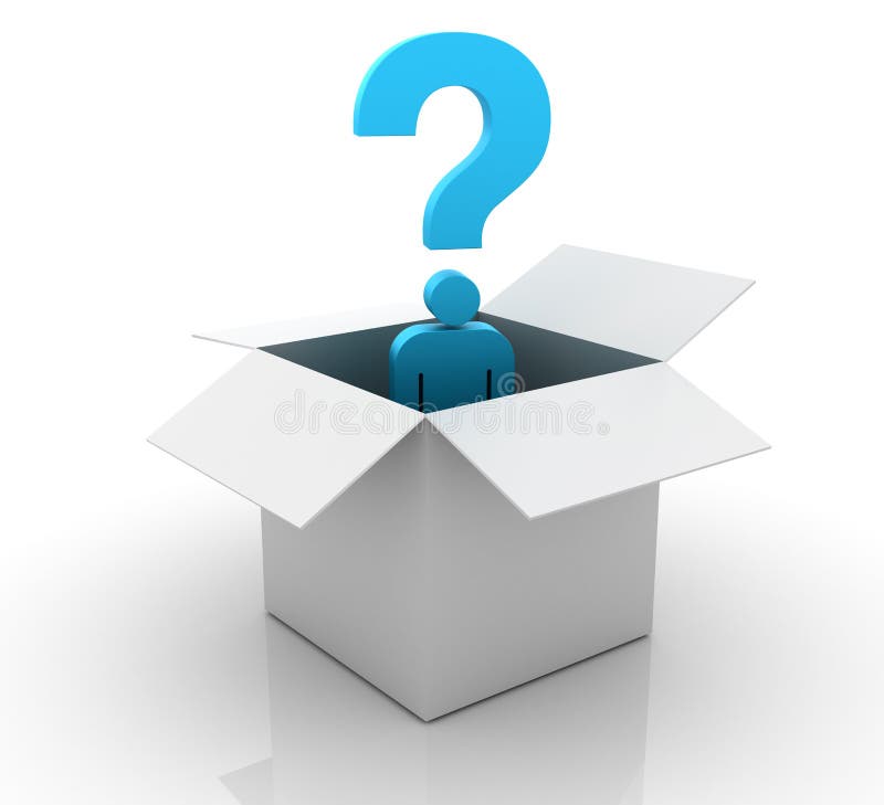 Les gens avec des questions illustration libre de droits Les gens avec des questions illustration libre de droits