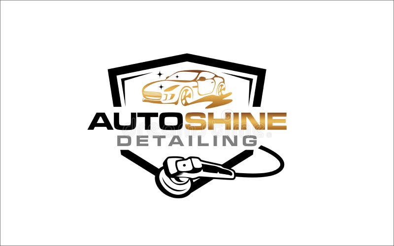 Illustration vector graphic of auto detailing servis logo design template