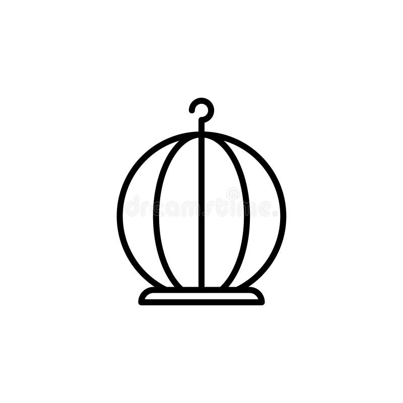 Illustrazioni grafica vettoriale da gabbia icona.