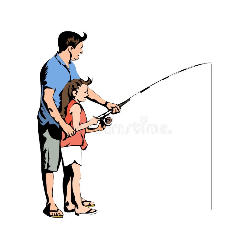 410+ Daughter Fishing Stock Illustrations, Royalty-Free Vector Graphics &  Clip Art - iStock