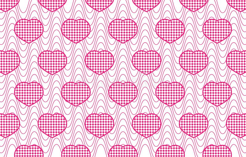 Illustration Vector Graphic of Love Seamless Pattern, Suitable for Love ...