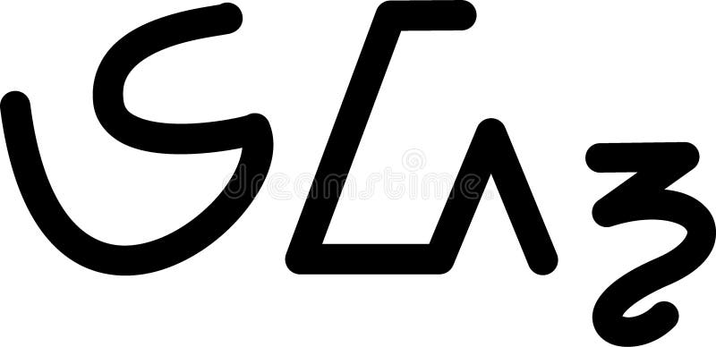 Illustration vector graphic of the name ED stock illustration