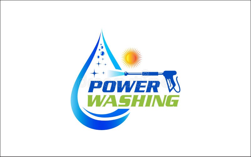 Pressure Wash Logo Stock Illustrations 704 Pressure Wash Logo Stock