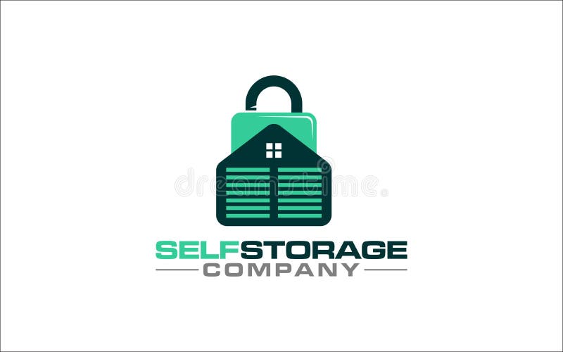 Illustration Vector Graphic of Self Storage Company Logo Design