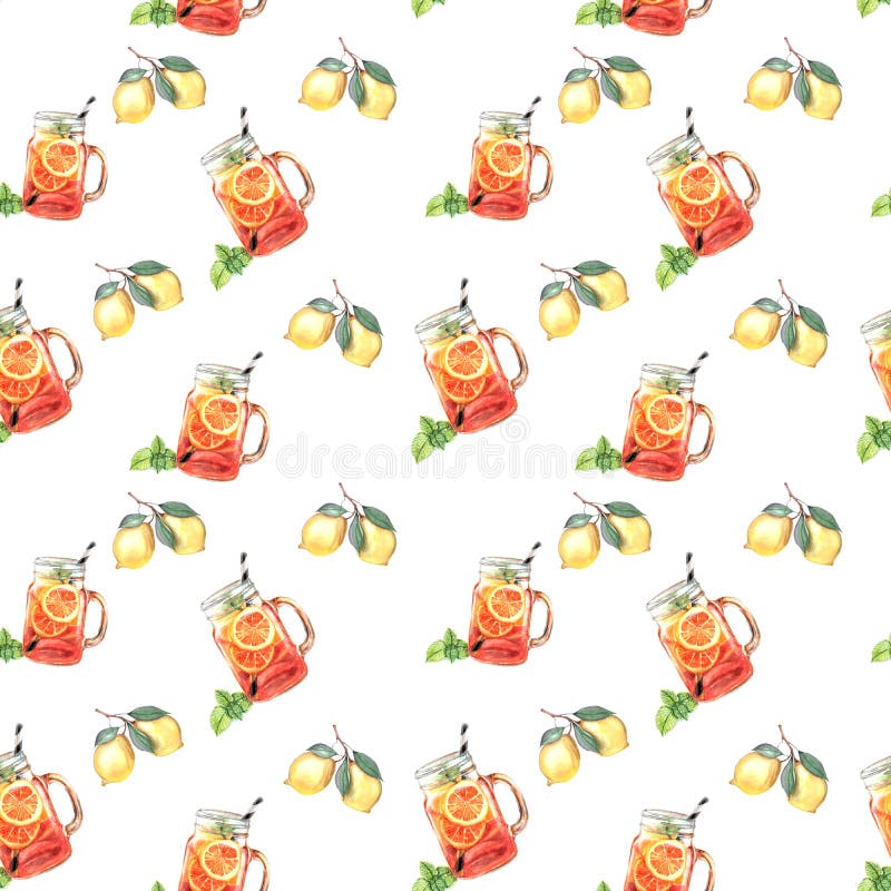 Illustration of watercolor fruit juice pattern stock illustration Illustration of watercolor fruit juice pattern stock illustration