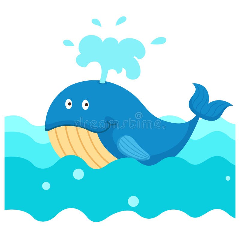 Illustration of Whale Vocabulary Part of Body Stock Vector ...
