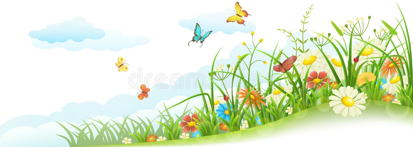 illustrations d'illustration d'herbe de fleurs plus de ma source sans joint de portefeuille de nature illustrations d'illustration d'herbe de fleurs plus de ma source sans joint de portefeuille de nature