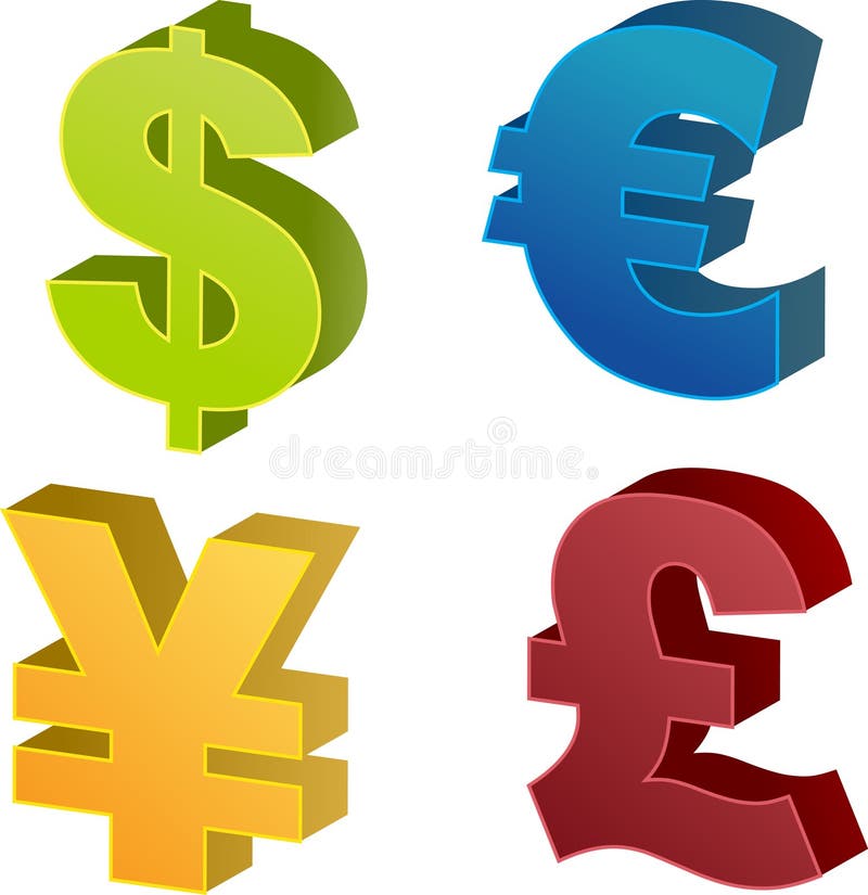 Illustrations de symbole monétaire
