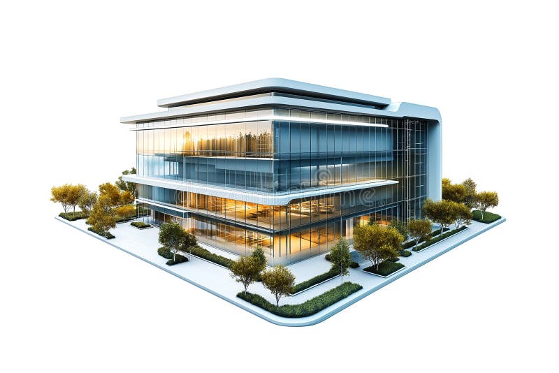 Illustrative concept of information technology park ai generative ai artificial intelligence illustrative concept of modern vector illustratie