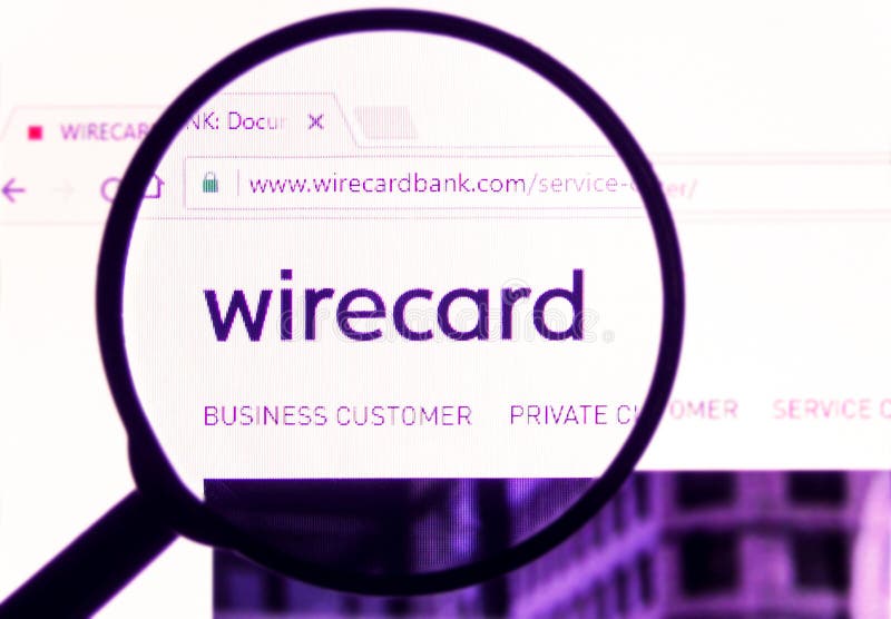 Website and logo Wirecard .