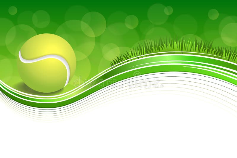 Illustrazione bianca della struttura della palla di giallo di tennis di sport astratto dell'erba verde del fondo illustrazione vettoriale Illustrazione bianca della struttura della palla di giallo di tennis di sport astratto dell'erba verde del fondo illustrazione vettoriale