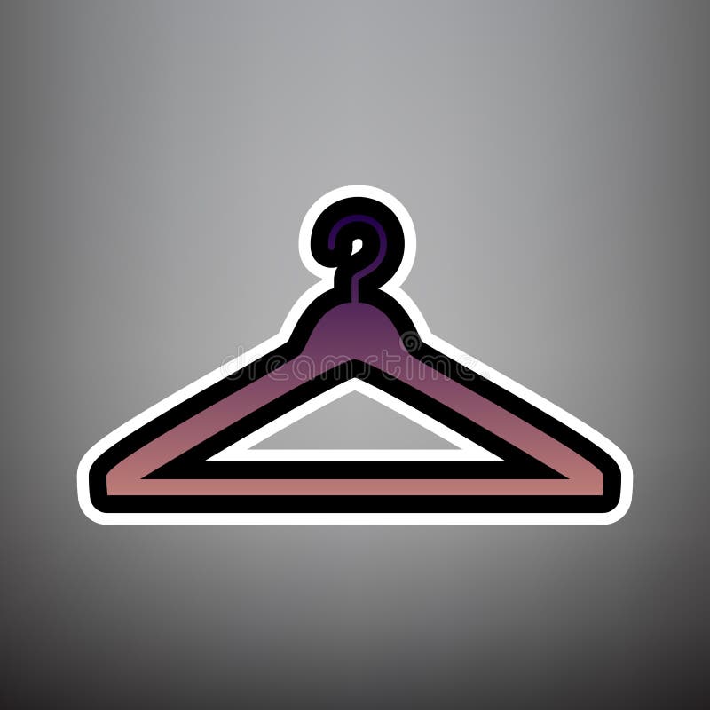 Illustrazione del segno del gancio Vettore Icona viola di pendenza con blac illustrazione vettoriale Illustrazione del segno del gancio Vettore Icona viola di pendenza con blac illustrazione vettoriale