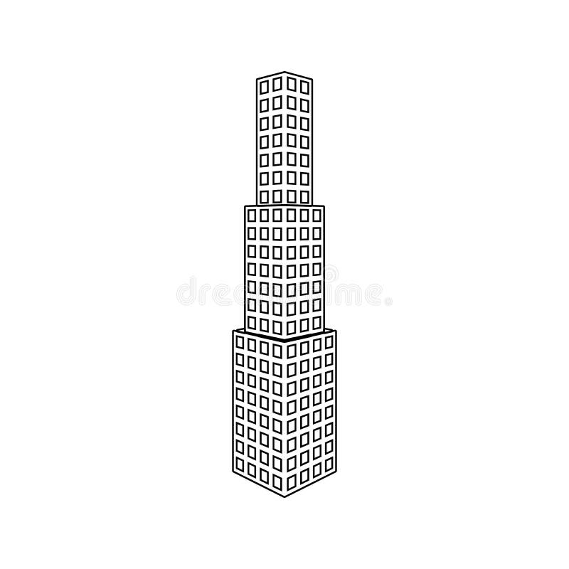 illustrazione dell'icona dell'edificio per uffici 3d Elemento di costruzione 3d per il concetto e l'icona mobili dei apps di web illustrazione di stock illustrazione dell'icona dell'edificio per uffici 3d Elemento di costruzione 3d per il concetto e l'icona mobili dei apps di web illustrazione di stock
