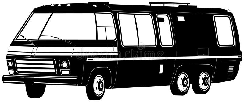 Illustrazione di Motorhome illustrazione di stock Illustrazione di Motorhome illustrazione di stock
